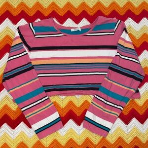 D&CO LONG SLEEVE CROP TOP